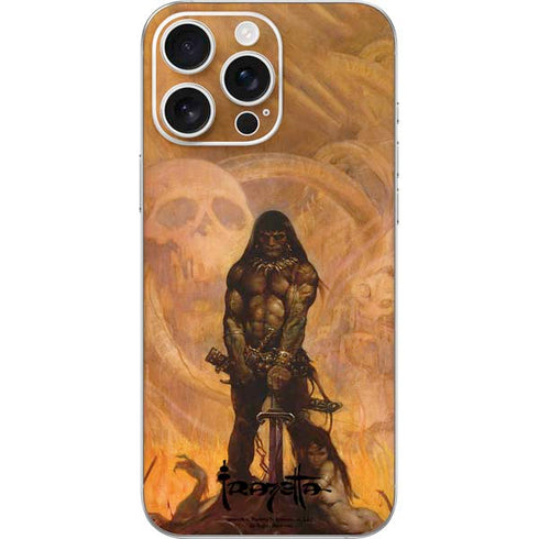 Barbarian by Frazetta iPhone 16 Pro Max Skin